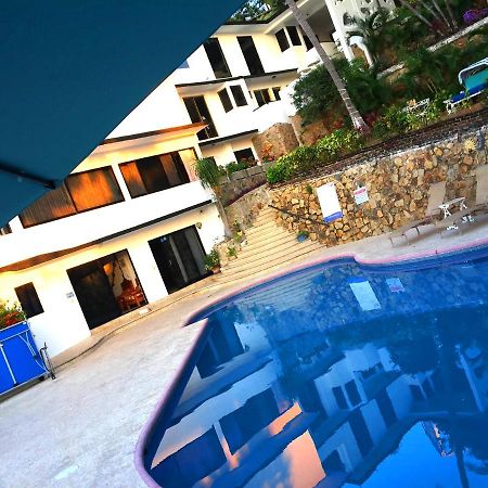אקפולקו Villa Guitarron Gran Terraza Vista Espectacular 6 Huespedes Piscina Gigante מראה חיצוני תמונה