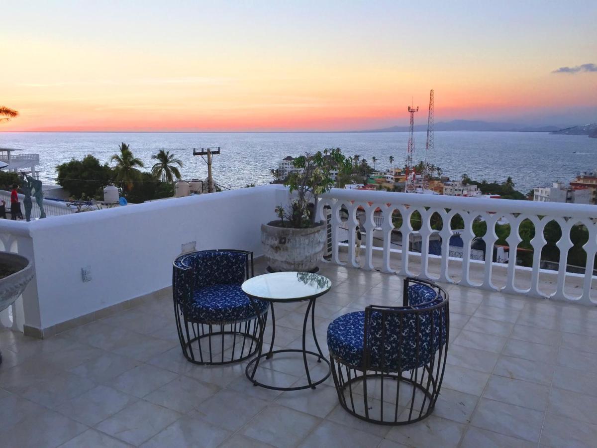 אקפולקו Villa Guitarron Gran Terraza Vista Espectacular 6 Huespedes Piscina Gigante מראה חיצוני תמונה