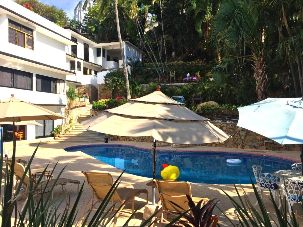 אקפולקו Villa Guitarron Gran Terraza Vista Espectacular 6 Huespedes Piscina Gigante מראה חיצוני תמונה