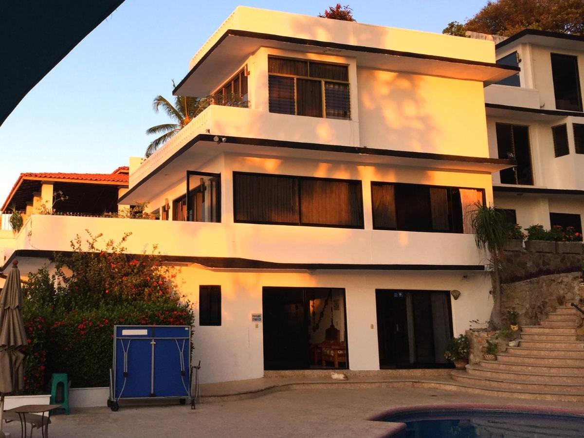 אקפולקו Villa Guitarron Gran Terraza Vista Espectacular 6 Huespedes Piscina Gigante מראה חיצוני תמונה