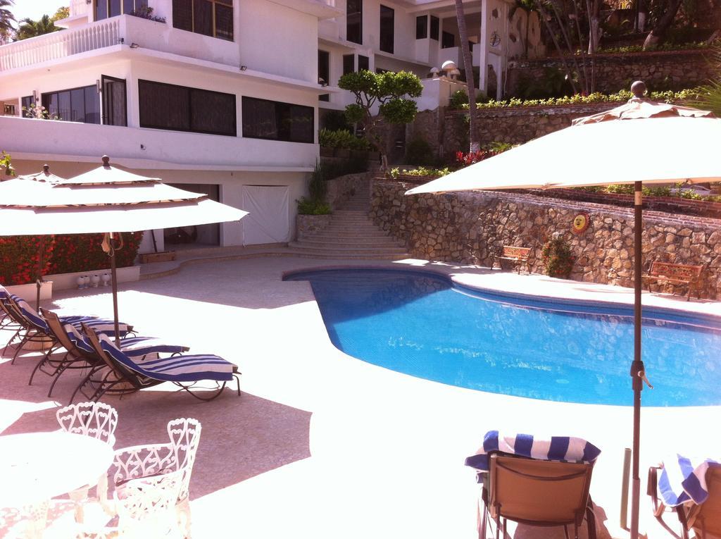 אקפולקו Villa Guitarron Gran Terraza Vista Espectacular 6 Huespedes Piscina Gigante חדר תמונה